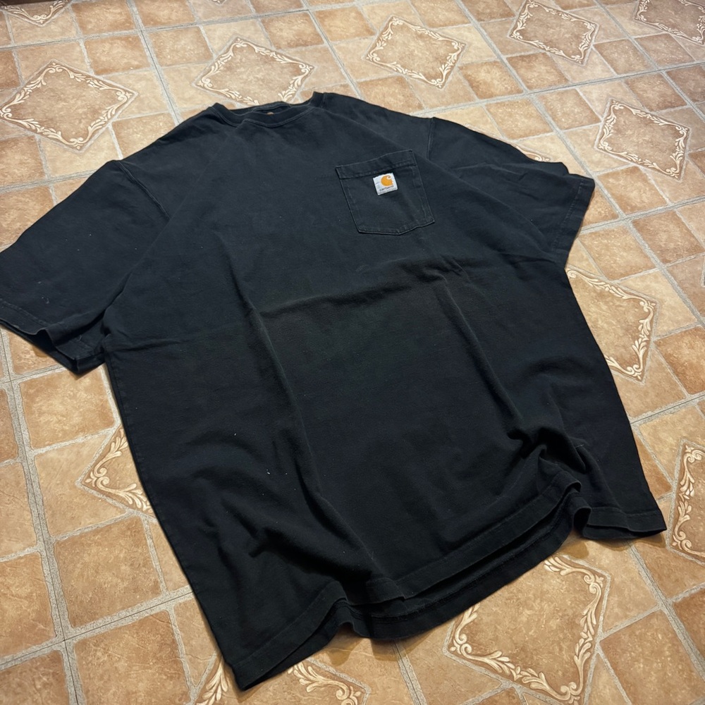 Carhartt K87 Pocket Tee - XL Tall (Faded Black.)